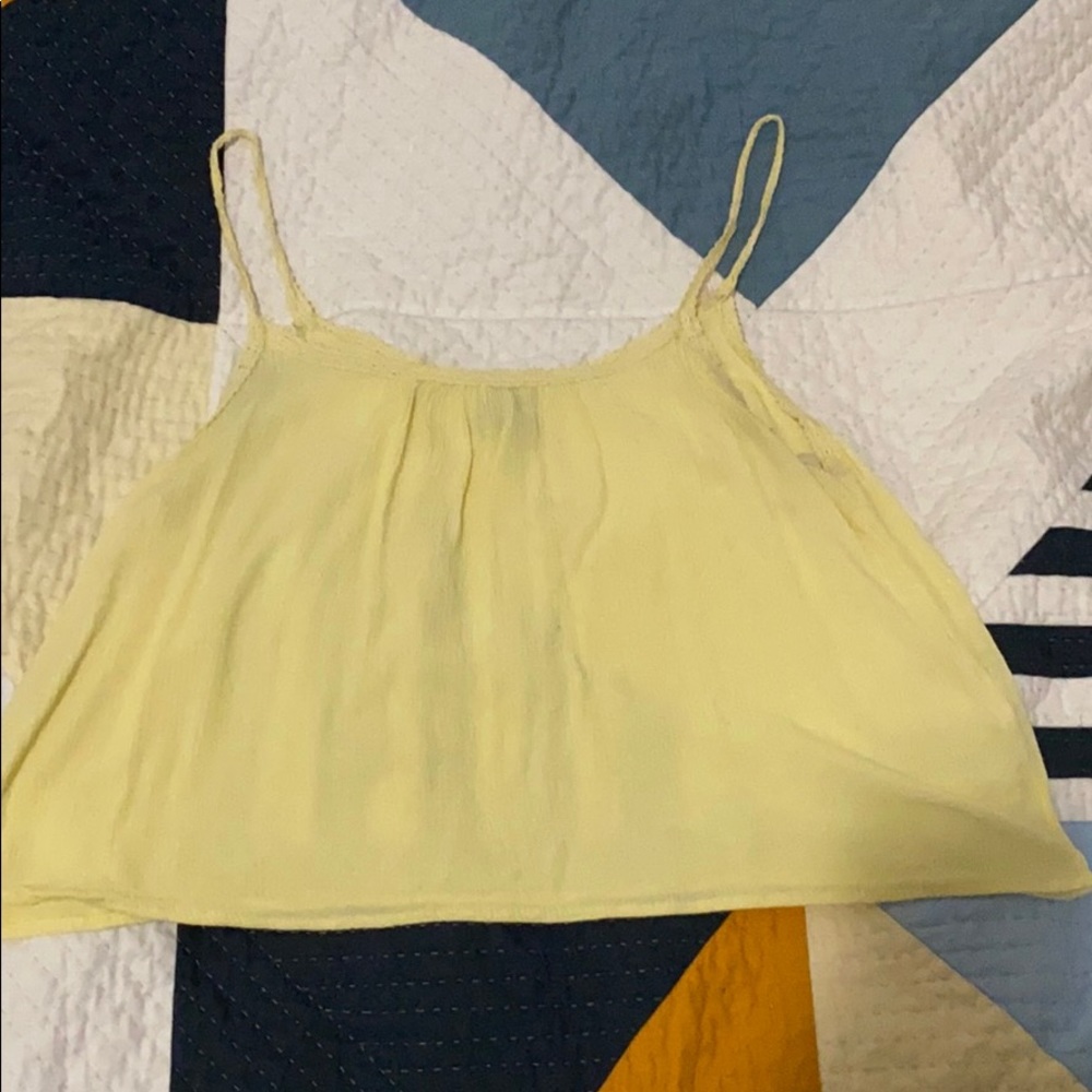Yellow Crop top